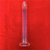 Lab Testing Customized Clear High Borosilicate Glass Graduated Cylinder