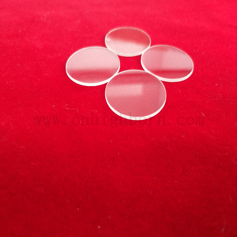 Transparent UVB Small Size Fused Silica Window Quartz Glass Plate