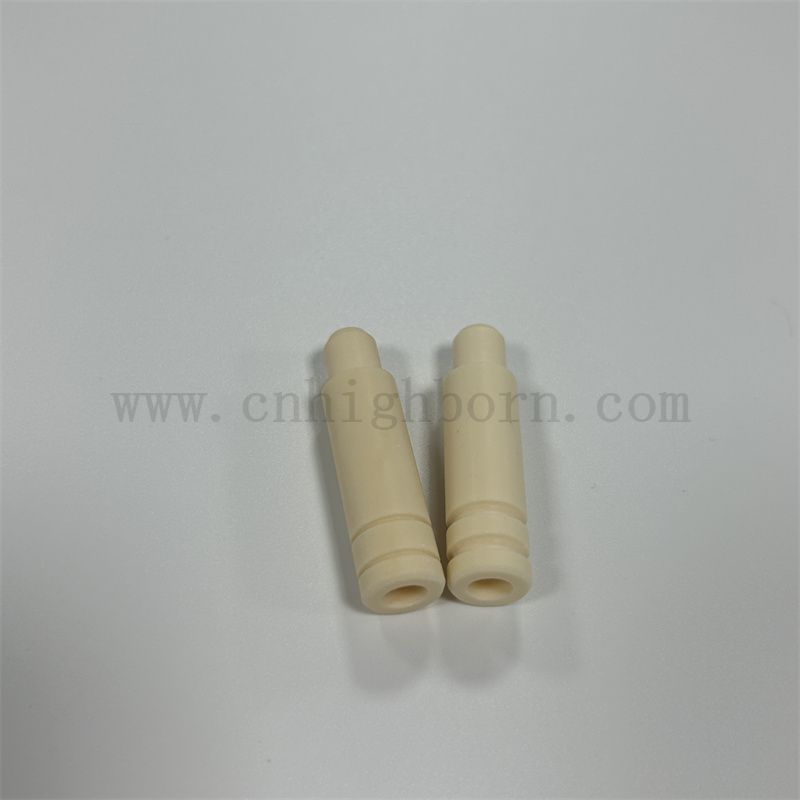 Electrical Insulating Precision 99 Alumina Porcelain Al2o3 Ceramic Tube With Step
