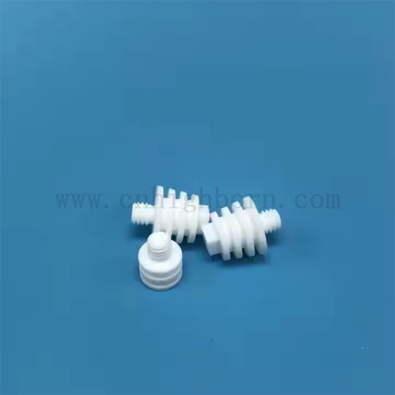 High Precision machinable glass ceramic parts M4 Macor Screw