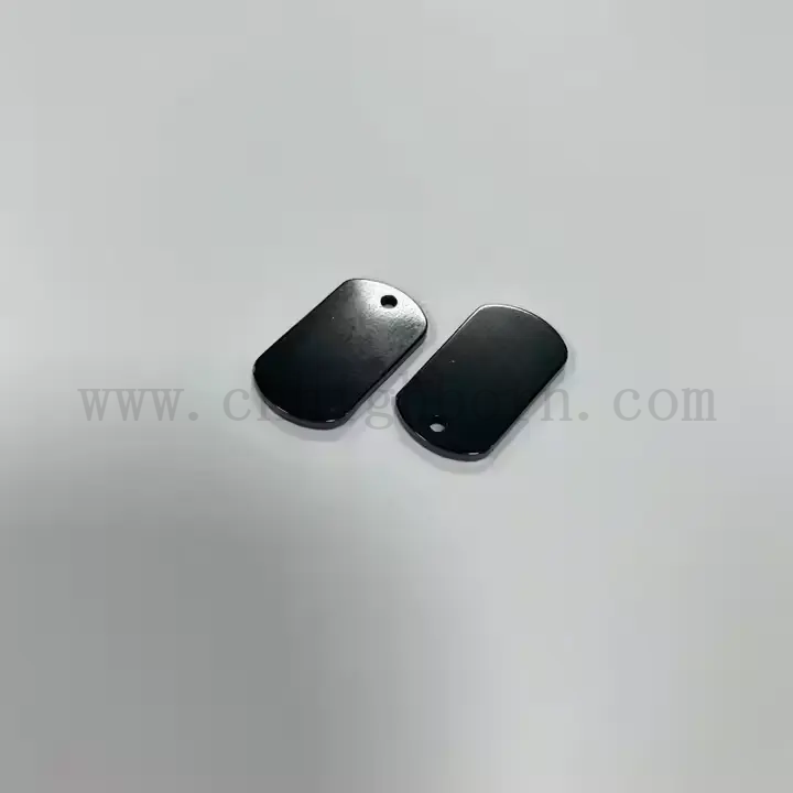 Customized Black Zirconia Plate Polished ZrO2 Ceramic Piece