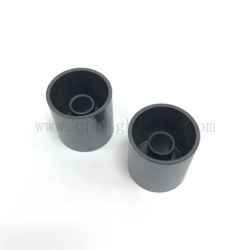 Customized SSiC Dry Herb Vaporizer Oil Cup Silicon Carbide Ceramic Heating Crucible