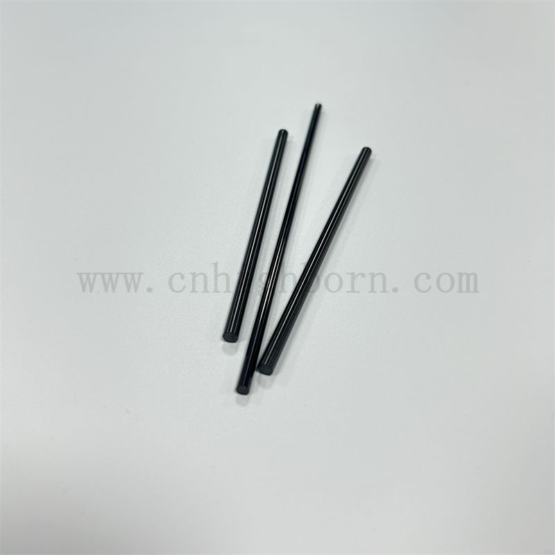 Customized Black Yatta Stabilized Zirconia ZrO2 Ceramic Rod Shaft Bar
