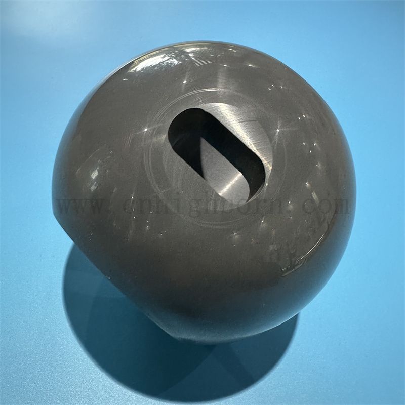 Polished Silicon Nitride Si3n4 Ceramic Ball Valve Ceramic Parts