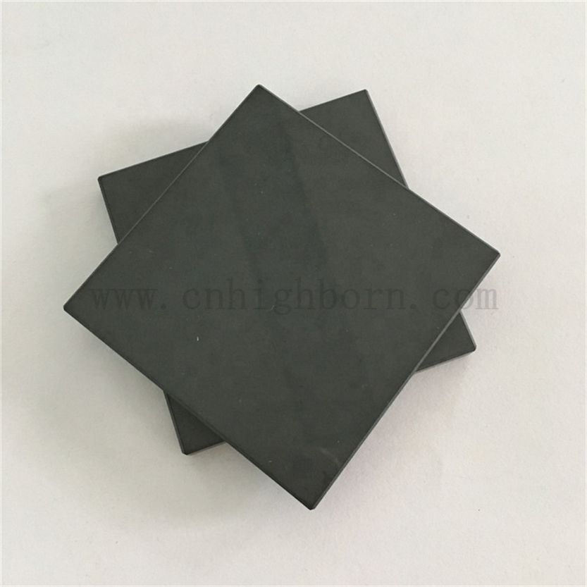 Fine Polished High Temperature Silicon Carbide Ceramic Plate Ssic Ceramic Board 