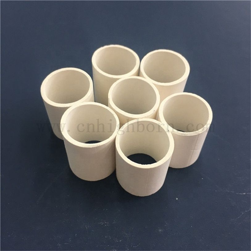 Customized MgO Magnesia Ceramic Tube Magnesium Oxide Ceramic Pipe MgO Rod Bar