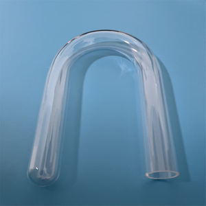 Heat Resistance U Shape Transparent Customized Quartz Silica Glass Tube