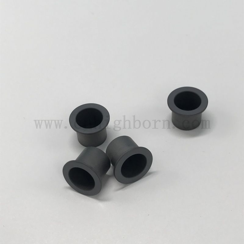 Flanged SIC Ceramic Oil Cup Silicon Carbide Heating Volatile Smelting Container Crucible