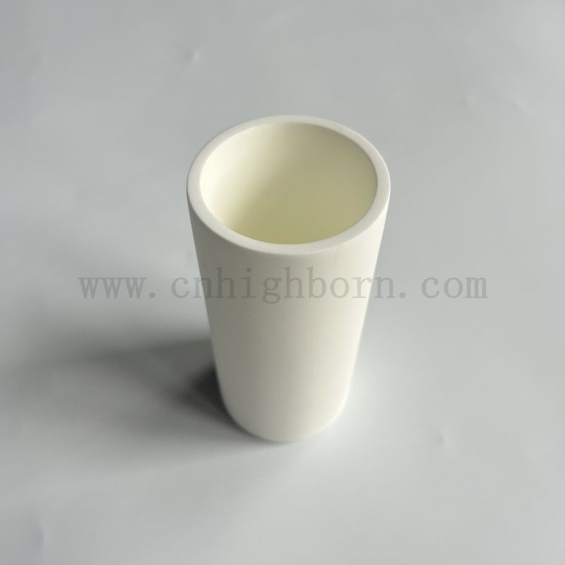 High Purity Magnesium Oxide Ceramic Crucible Customized MgO ceramic Pot