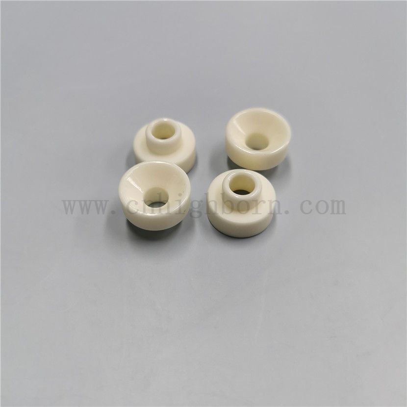 Wear Resistant 99.5% Machining Al2O3 Structural Part Alumina Ceramic Eyelet