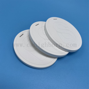 Customized Single Logo Gypsum Aroma Plate Hanging Ceramic Expanding Fragrance Part