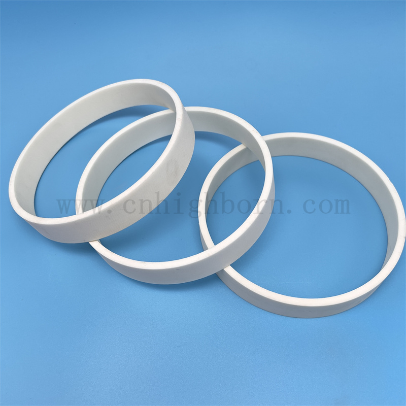 Customized Insulation Alumina Ring Large Diameter Al2O3 Ceramic Loop