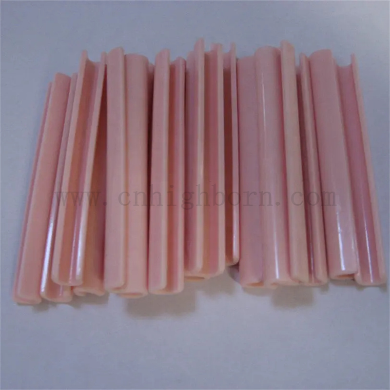 99% Pink Al2O3 Alumina Ceramic Yarn Guide Textile Ceramic Diverse Types Guides