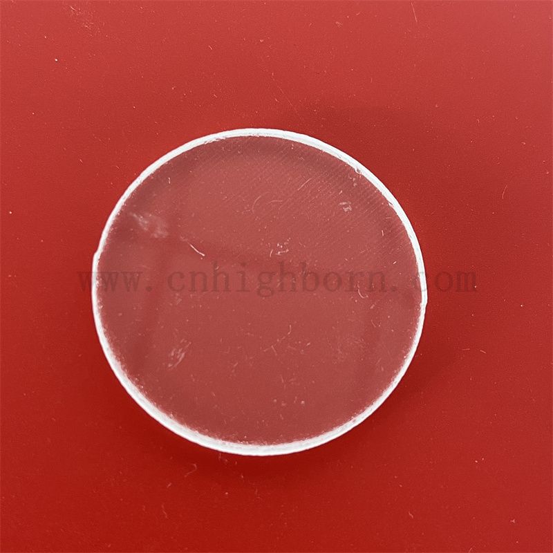 High Purity Transparent Circula Silica Glass Panel Round Quartz Disc