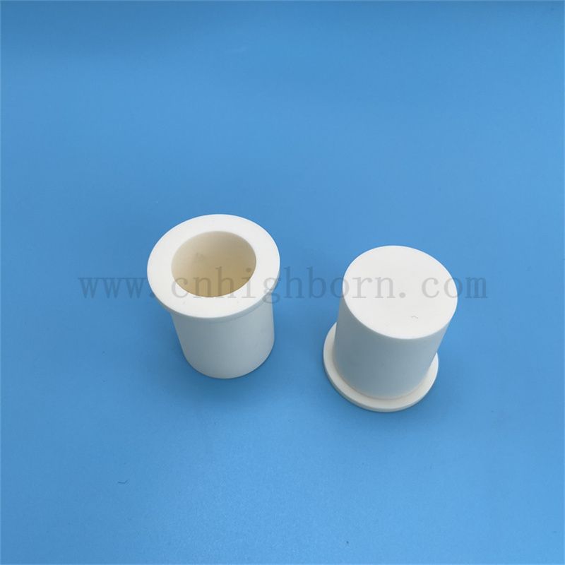 High purity 99.7% alumina ceramic grinding ball jar al2o3 milling cup