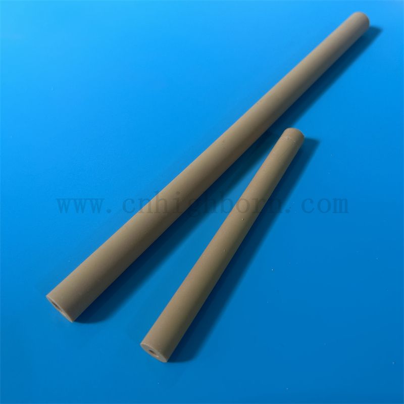 Durable Magnesium-Enhanced ZrO2 Tube Yellow Zirconia Ceramic Pipe