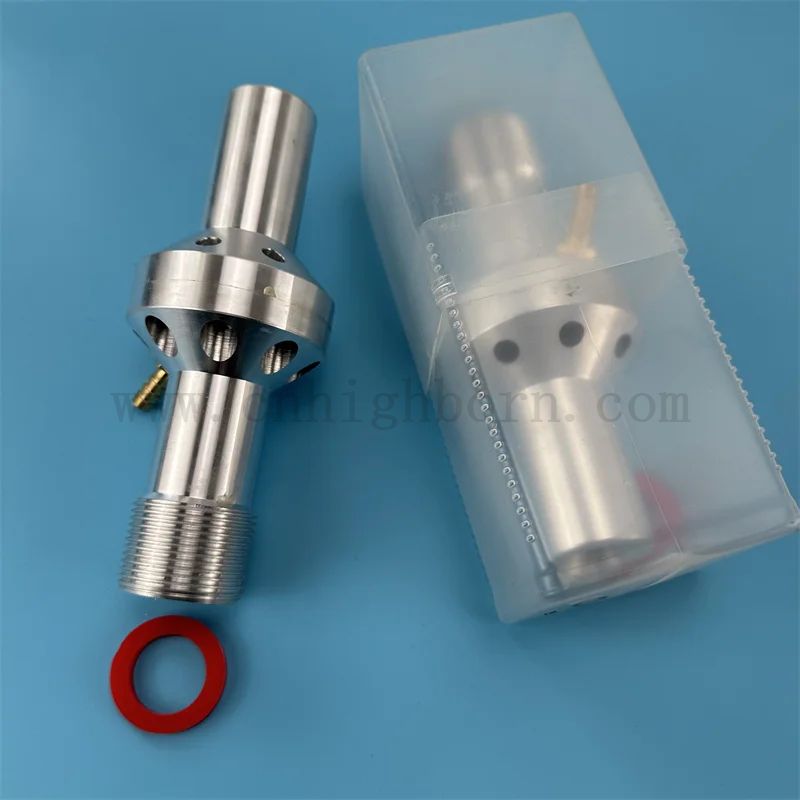 Boron Carbide Ceramic Sandblasting Nozzle for Double Air Inlet Sandblasting Equipment Head