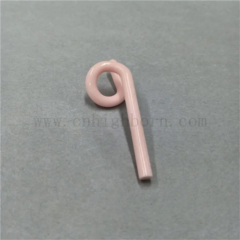 High Strength Alumina Ceramic Pigtail Yarn Guide Textile Machinery Parts