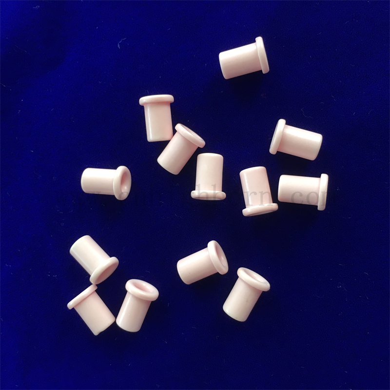 Wear Resistance 95% Alumina Ceramic Wire Guide Eyelet Textile Ceramic Parts for Machinery