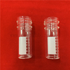  Customized Transparent Fused Silica Quartz Glass test tube with flat bottome