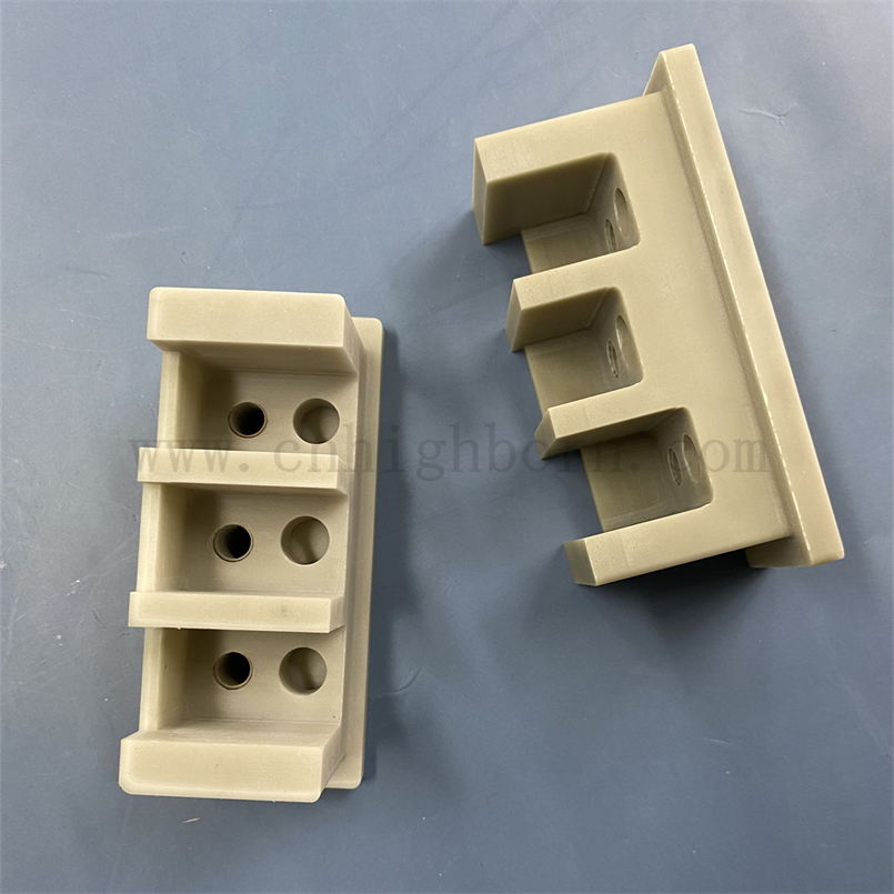 Customized High Quality AlN Parts Aluminum Nitride Ceramic Components 