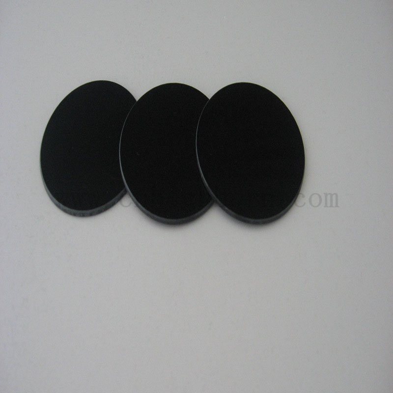 Custom High Temperature Filter Optical Black UV Glass ZWB