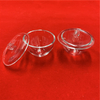 Customized Clear Fused Silica Quartz Glass crucible with lid
