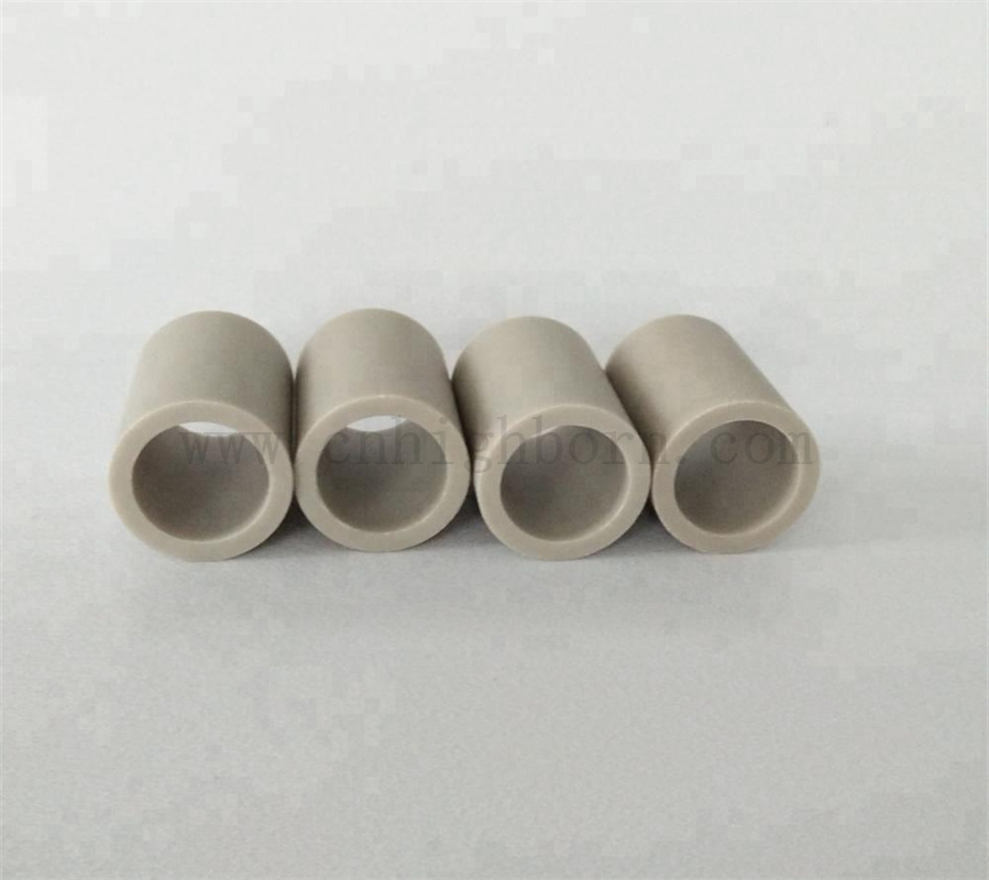  170w/mk Gray ALN Bushing Aluminum Nitride Ceramic Tube 