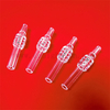 Heat Resistance Clear Fused Silica Glass Pipe Customized Quartz Special Shape Tube