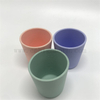 OEM ODM Non Spill Drink Silicone Training Cup Sippy Collapsible Rubber Cup for Baby 6-24 Months