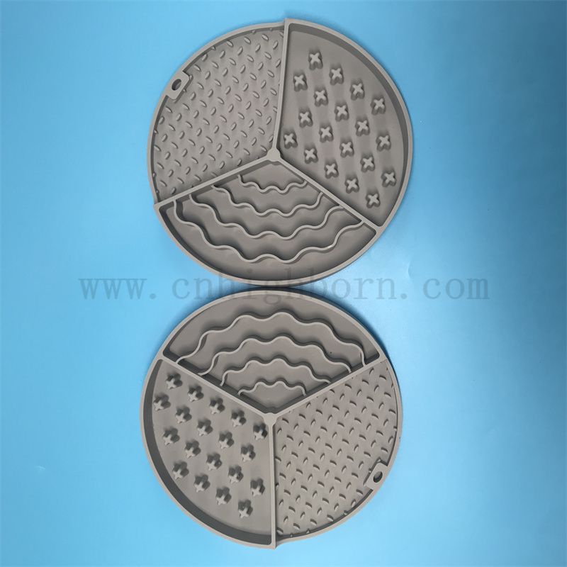Silicone Rubber Pet Licking Mat Puppy Supplies Pet Silastic Slow Food Pad