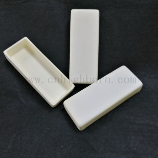 Refractory Corundum Ceramic Combustion Boat 99% Al2o3 Ceramic Heating Crucible