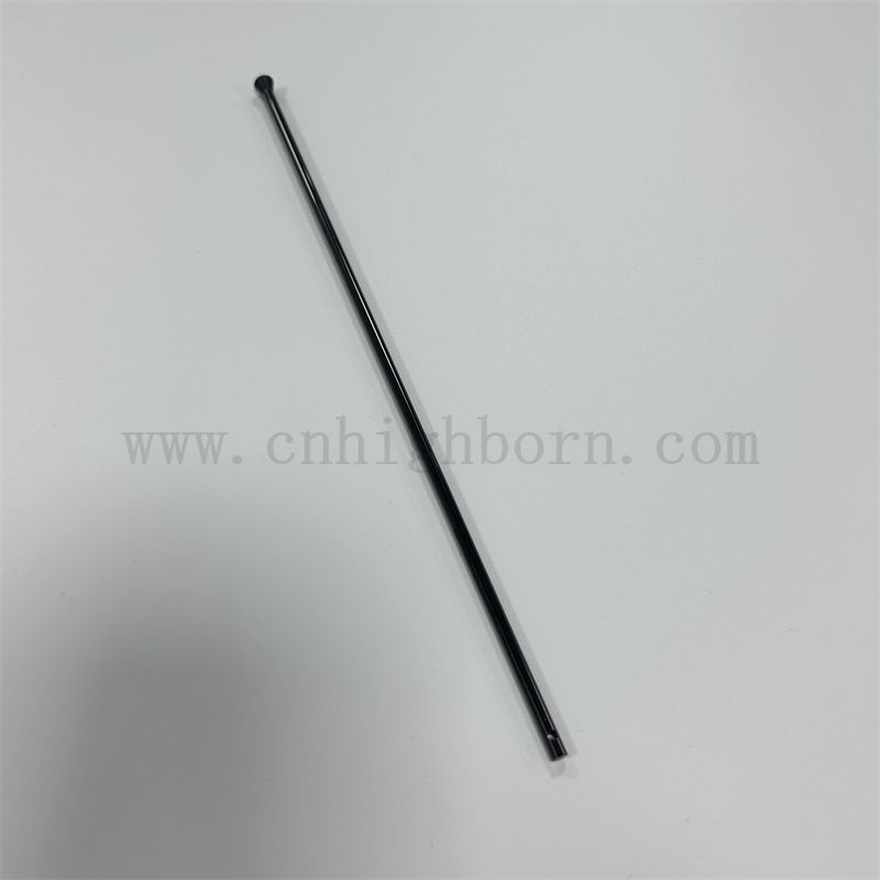 Customized Black Yatta Stabilized Zirconia ZrO2 Ceramic Rod Shaft Bar