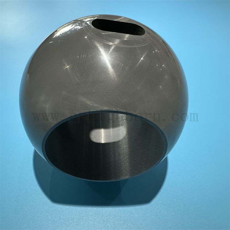 Polished Silicon Nitride Si3n4 Ceramic Ball Valve Ceramic Parts
