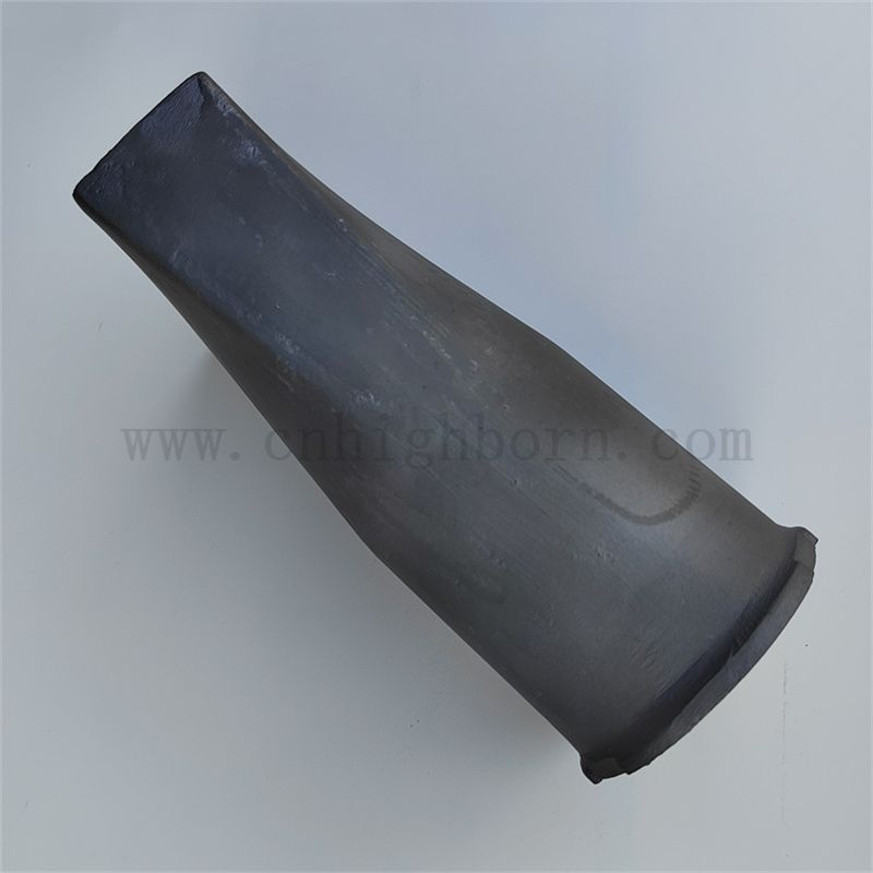 Factory Supply Sisic Pipe RBSIC Ceramic burner Nozzle Silicon Carbide Ceramic Tube for Tunnel Kiln