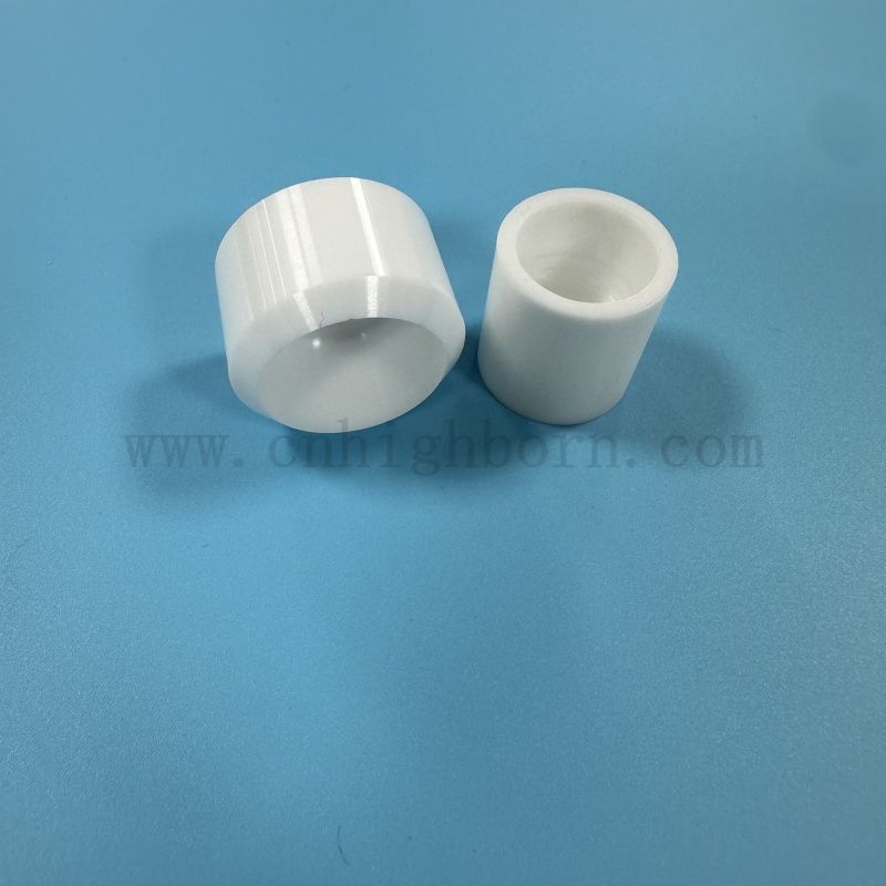 3 mol Yttria Stabilized Zro2 Ceramic Melting Crucible Zirconia Pot with Good Polished Surface