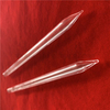 Heat Resistance Clear High Purity Quartz Tube Silica Glass Pipe with Point Ends