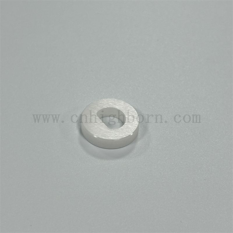Surface Mirror Polishing Zirconia Ring Insulator White ZrO2 Ceramic Plate