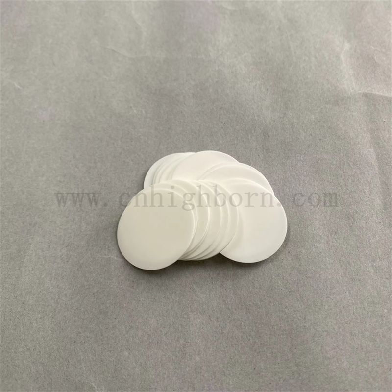 High Thermal Conductivity BeO Wafer Beryllium Oxide Ceramic Round Substrate Plate