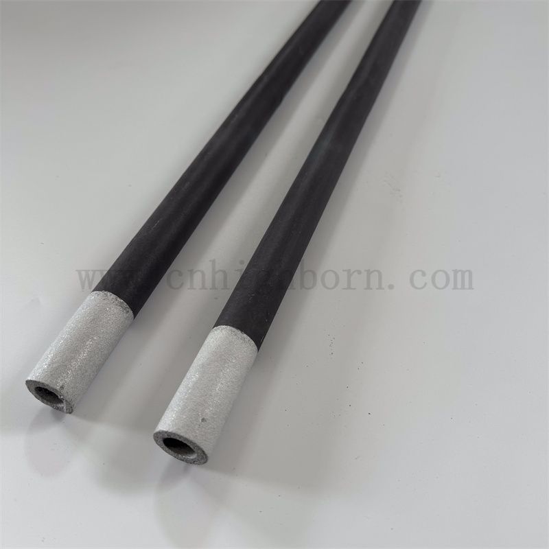 Refractory Silicon Carbide Heating Element Rod Insulator SiC Ceramic U Type Tube