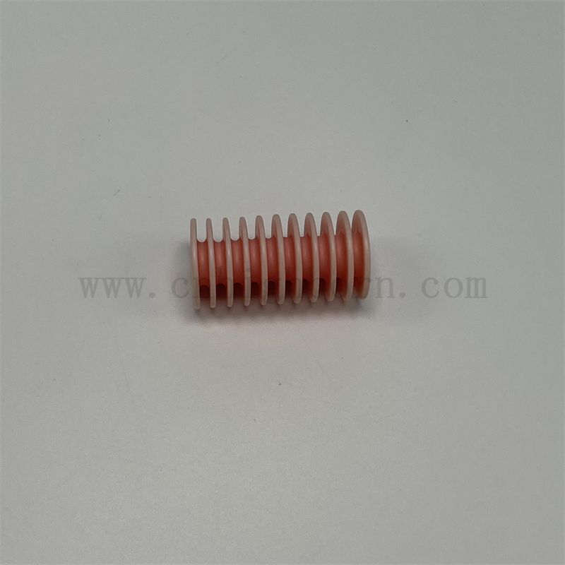 Al2O3 Textile Machinery Accessories Wear Resistant Alumina Ceramic Guide Roller Winding Device