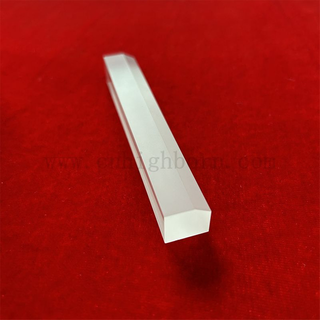 customized heat resistance transparent square fused silica glass plate