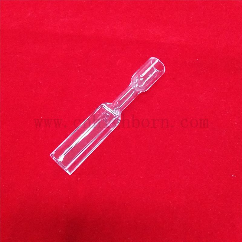 Laboratory Custom Spectrophotometry Clear Quartz Glass Cuvette Precision Optical Glass Cell