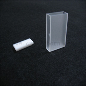 High Precision 2 Sides Transparent Fused Or Glued Standard Quartz Cell Quartz Glass Cuvette with Light Path Length 30mm