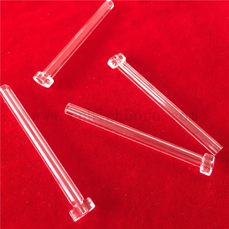 Customized Heat Resistance Transparent Fused Quartz Silica Glass Tube