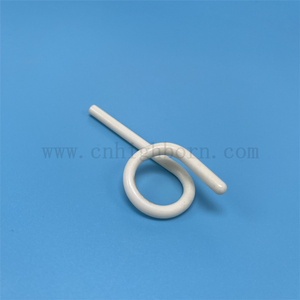 99% Al2O3 Alumina Ceramic Machinery Yarn Guide Parts Textile Ceramic Pigtail Guides