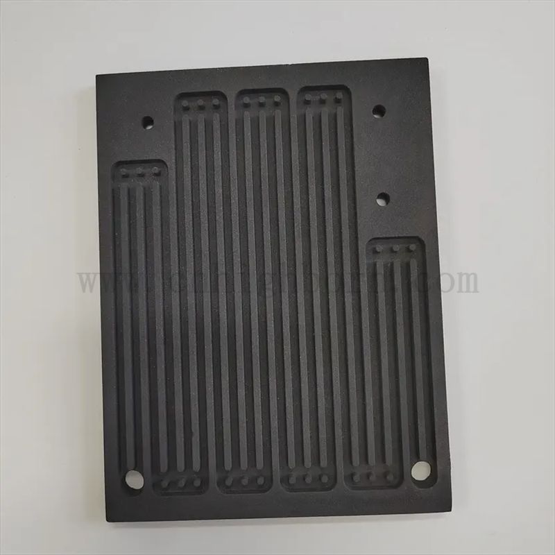 Customized RBSIC/SISIC Sintered Silicon Carbide Ceramic Bipolar Plate Sic Board