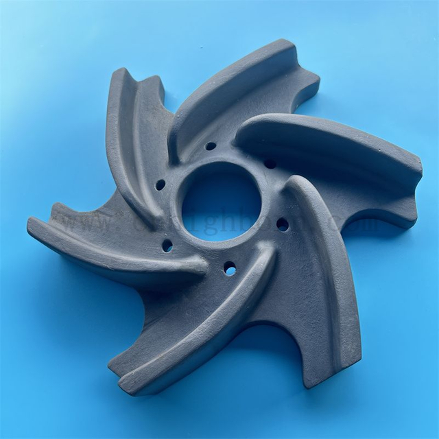 Insulator Silicon Carbide Reaction Sintered Part Wear Resistant SiC Ceramic Irregular Block