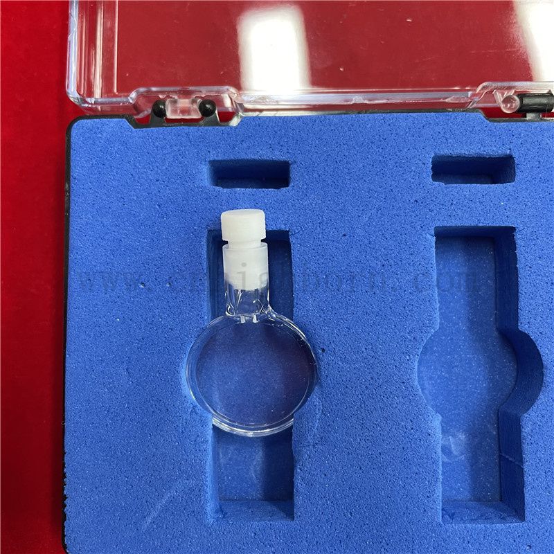 High Precision Spectrophotometer Quartz Cuvette Fluorescent clear Optical Glass Cell with lid