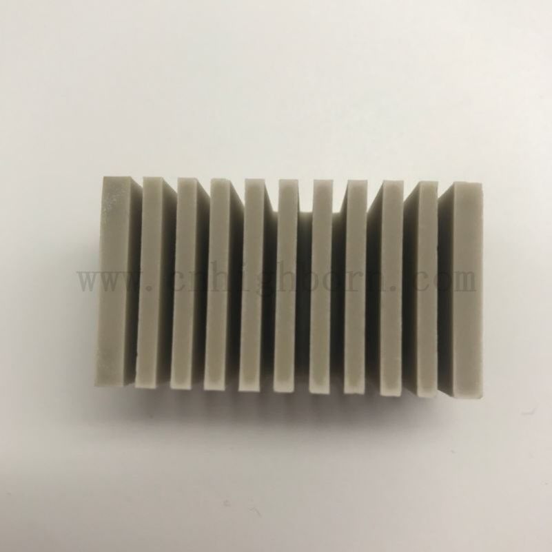 Industrial Ceramic AlN Aluminium Nitride Parts Heat Sinks And Heat Spreaders Parts